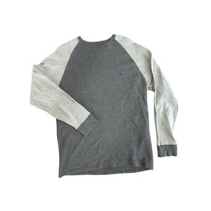 Polo Ralph Lauren Thermal Henley Jersey Gray Mens Sz XL